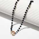 Кулон "Кристаллик" подарок, цвет чёрно-золотой, 30 см