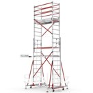 Телескопическая вышка-тура TeleSafe XLN Premium Cagsan из двух модулей 2Х11 Ступенчатая со стабилизаторами (арт.S006_XLN_PR)