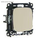 Выключатель Legrand Valena ALLURE 752801, 10 А, 1 клавиша, скрытый, слоновая кость