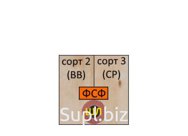 Фанера ФСФ 2440х1220х18мм, 2/3, ШЛИФ