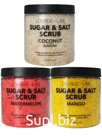 Set of sugar-salt scrubs LOUNGE LAB 3in1, 750 ml