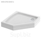 Поддон душевой IDDIS, трапециевидный, акриловый, 90х90х16,5 см, 230,  230T099i22
