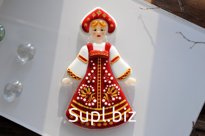 Магнитный сувенир/ Подвеска интерьерная "Русская красавица"