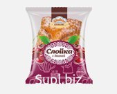Слойка с ягодной начинкой (вишня)