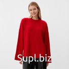 Джемпер вязаный женский MINAKU:Knitwear collection, красный, размер 42-44