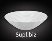 Salad bowl NataM d160mm corrugated Color: white