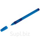 Ручка шариковая Stabilo "LeftRight" для правшей, синяя, 0,8мм, грип, голубой корпус