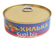 Килька черноморская неразделанная обжаренная в томатном соусе