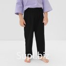 Брюки для девочки MINAKU, рост 122 см, чёрные