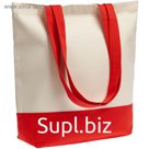 Холщовая сумка Shopaholic красная