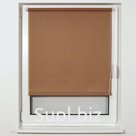 Штора рулонная BRABIX 60×175 см, текстура - лён, защита 55-85%, 200 г/м2, темно-беж.S-36, 605986