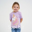 Футболка детская KAFTAN «Самая красивая», размер 32 (110-116 см), сиреневая