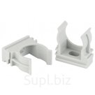 Крепеж-клипса ЭРА CLIP-50 для трубы cерая d50 мм