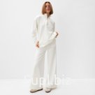 Костюм женский (джемпер, брюки) MINAKU: Casual Collection, размер 44, экрю