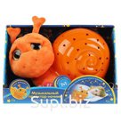 Игрушка мягкая с проектором улитка 7 колыбельных, мерцают глаза, в кор. Мульти-пульти в кор.6шт