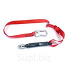 Строп Аа рег. из полиамидной ленты, с амортизатором и карабинами К1 и Кбс.