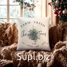 Наволочка декоративная «Этель. Christmas trees» 40×40(±6) см, 100% хлопок