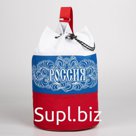 Рюкзак-торба, отдел на стяжке шнурком, цвет триколор