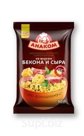 Вермишель быстрого приготовления "По-домашнему" (60 гр) в пакете со вкусом бекона и сыра